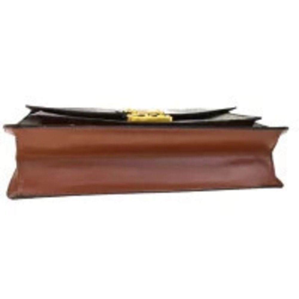Louis Vuitton Monceau Top Handle Bag Monogram Leather Brown - Picture 5 of 9